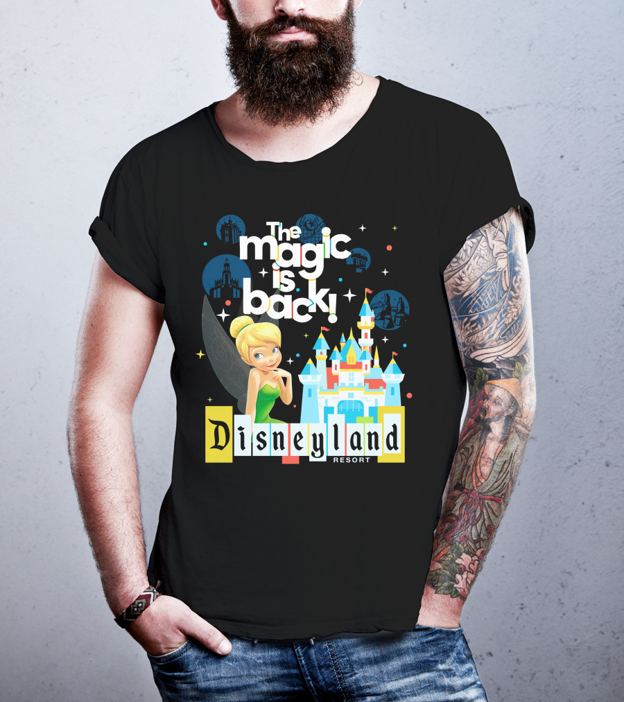 The Magic Is Back Tinker Bell Disneyland Resort T-Shirt