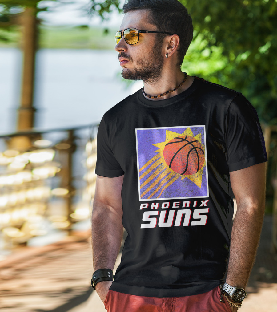 Phoenix Suns Basketball Vintage Style Retro T-Shirt