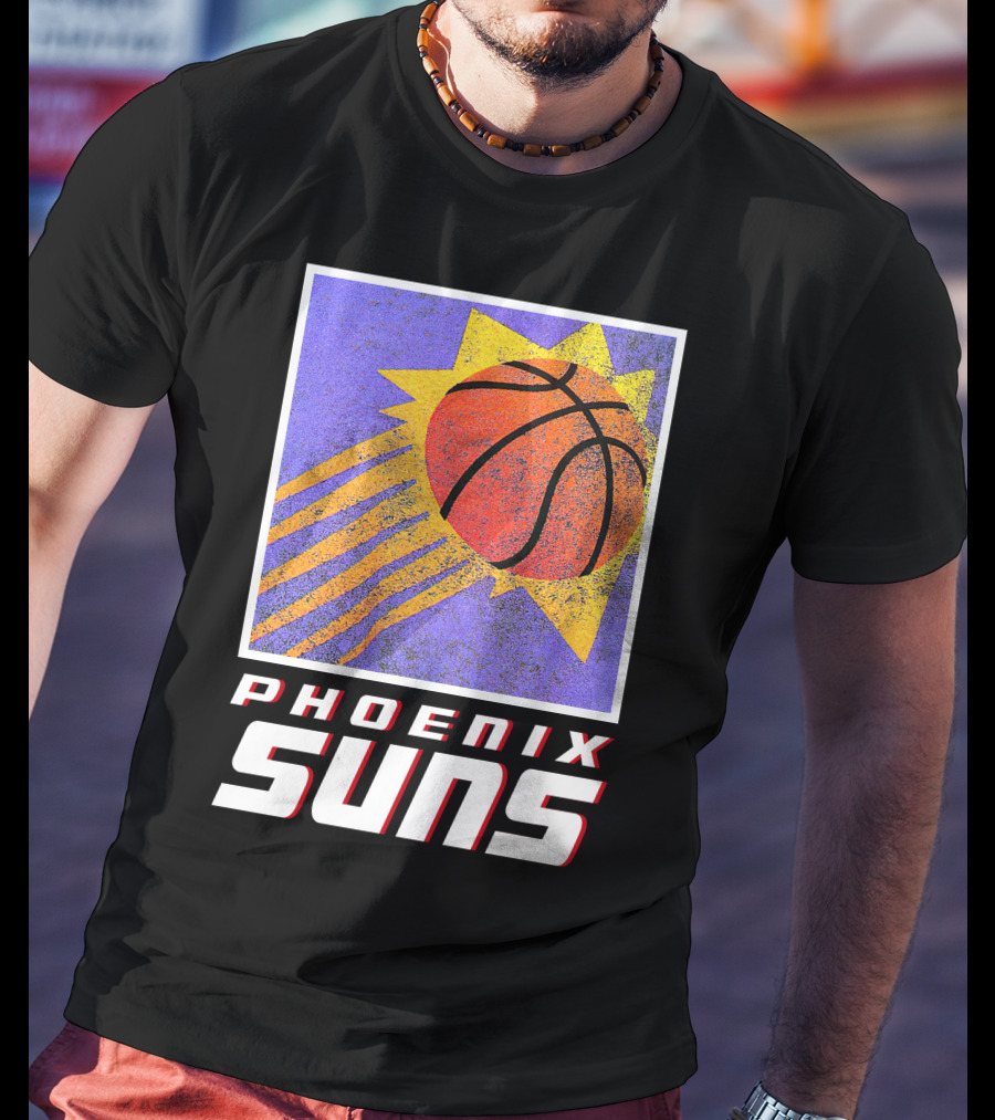 Phoenix Suns Basketball Vintage Style Retro T-Shirt