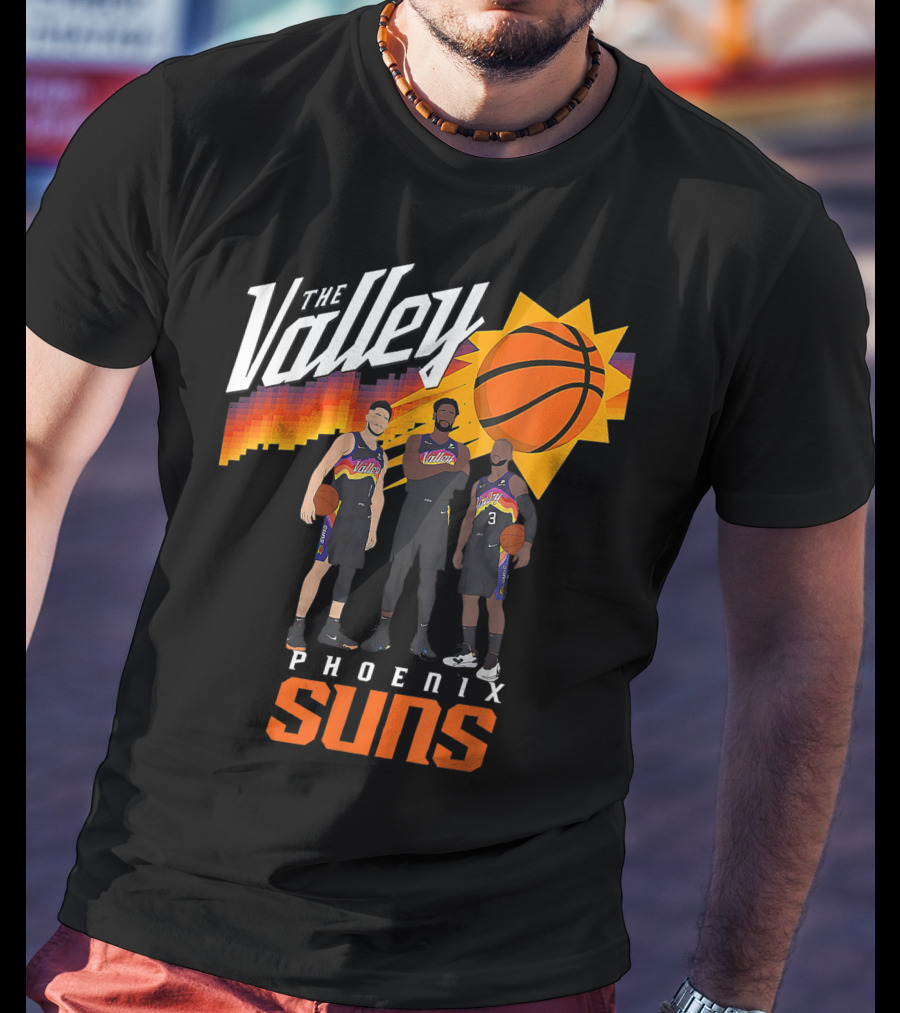 The Valley Phoenix Suns Basketball Players T-Shirt