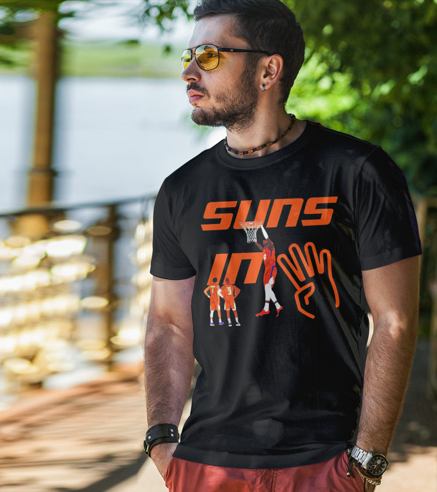 Suns In Four Basketball Slam Dunk Gesture T-Shirt
