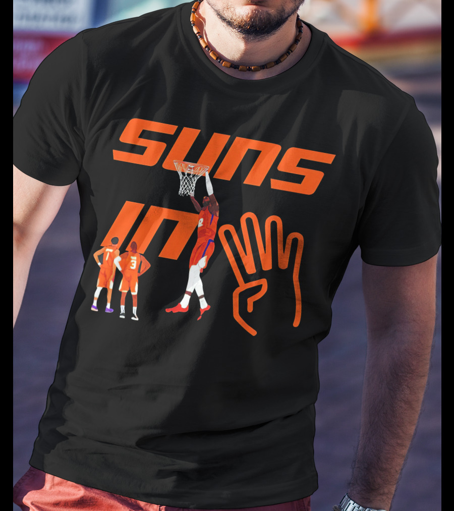 Suns In Four Basketball Slam Dunk Gesture T-Shirt