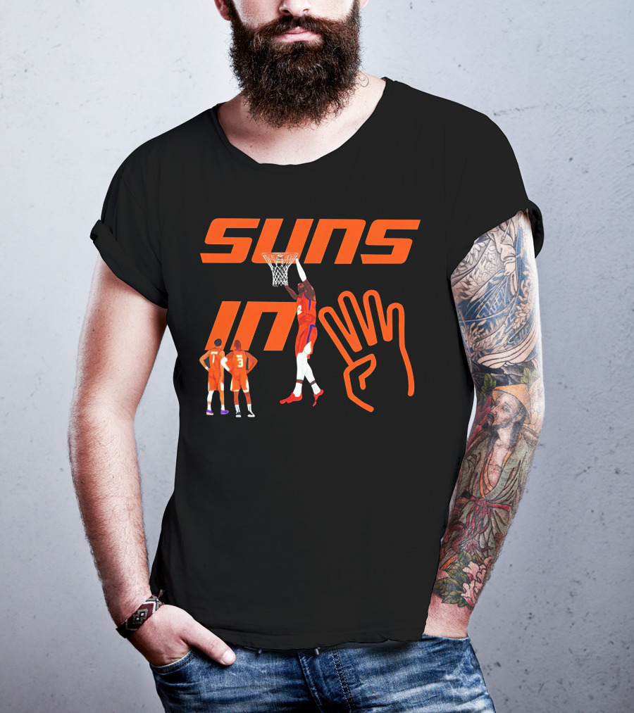Suns In Four Basketball Slam Dunk Gesture T-Shirt