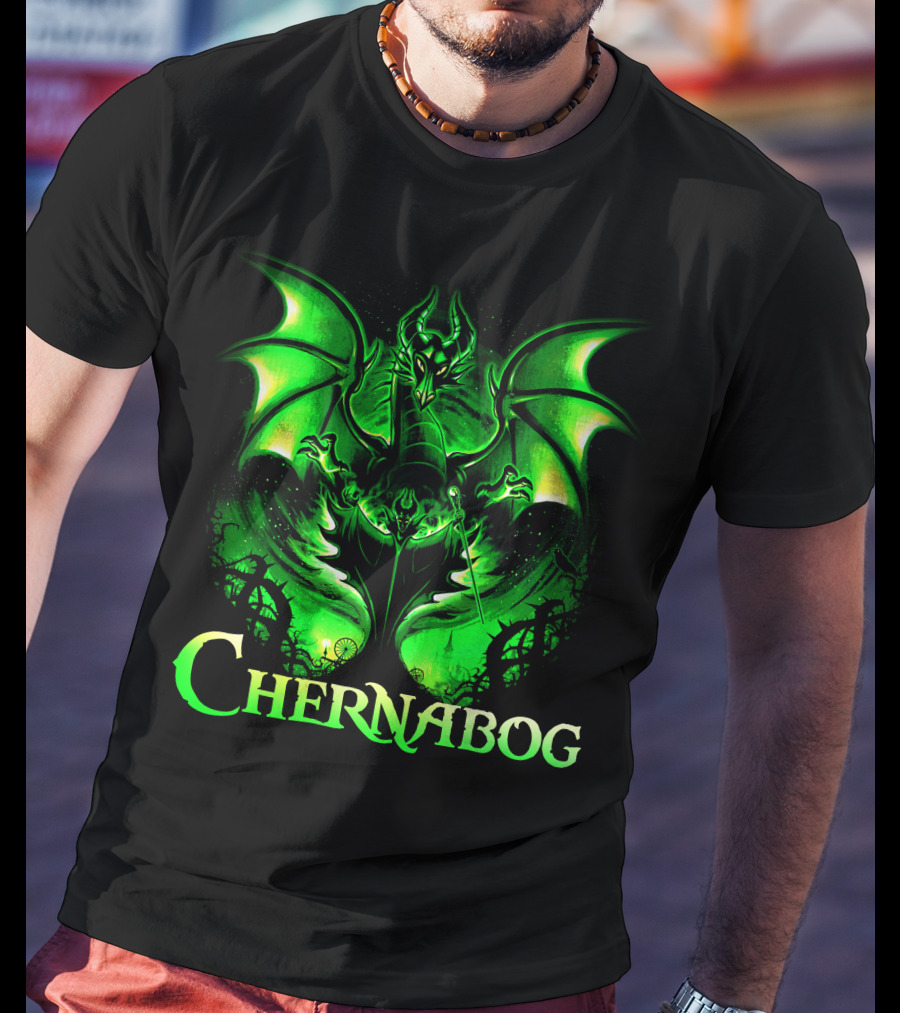 Chernabog Green Dragon Fantasy T-Shirt