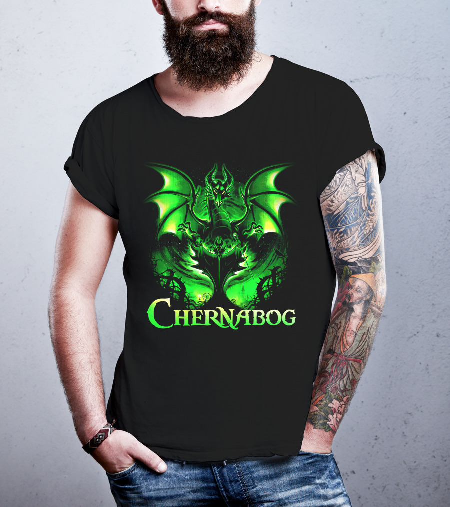 Chernabog Green Dragon Fantasy T-Shirt