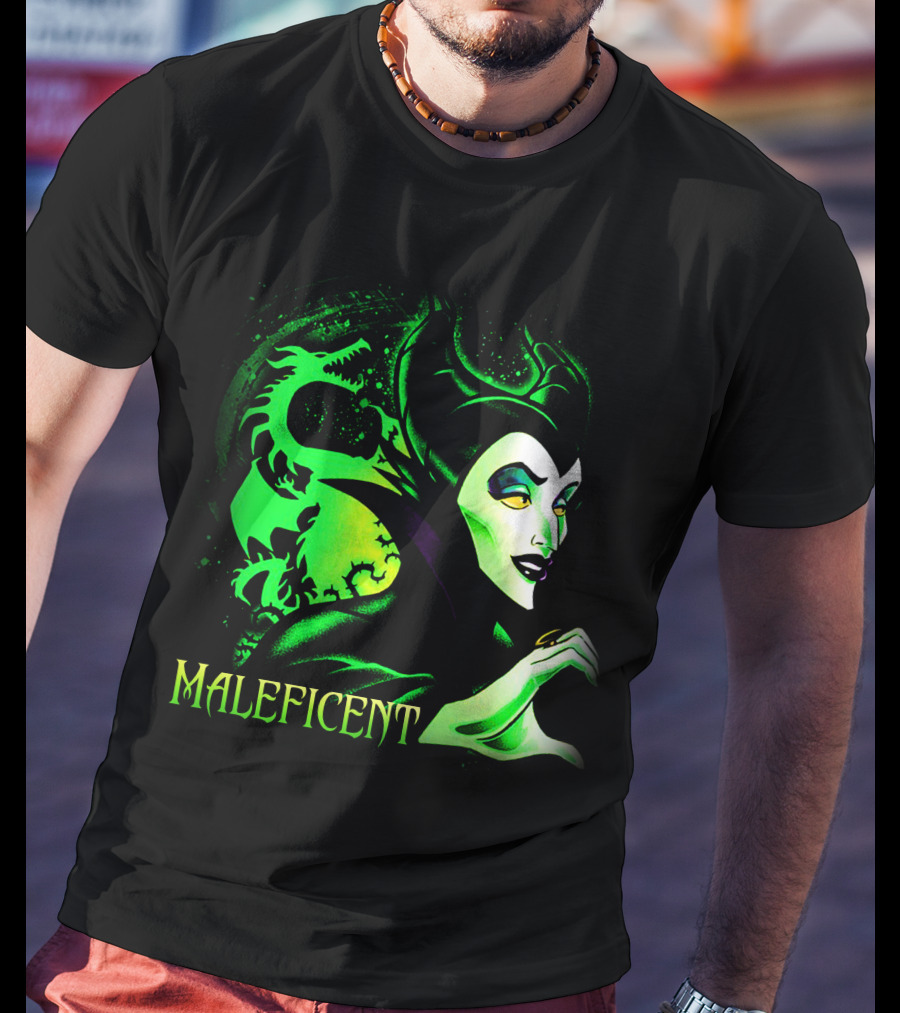 Maleficent 4 Green Dragon Iconic Character T-Shirt