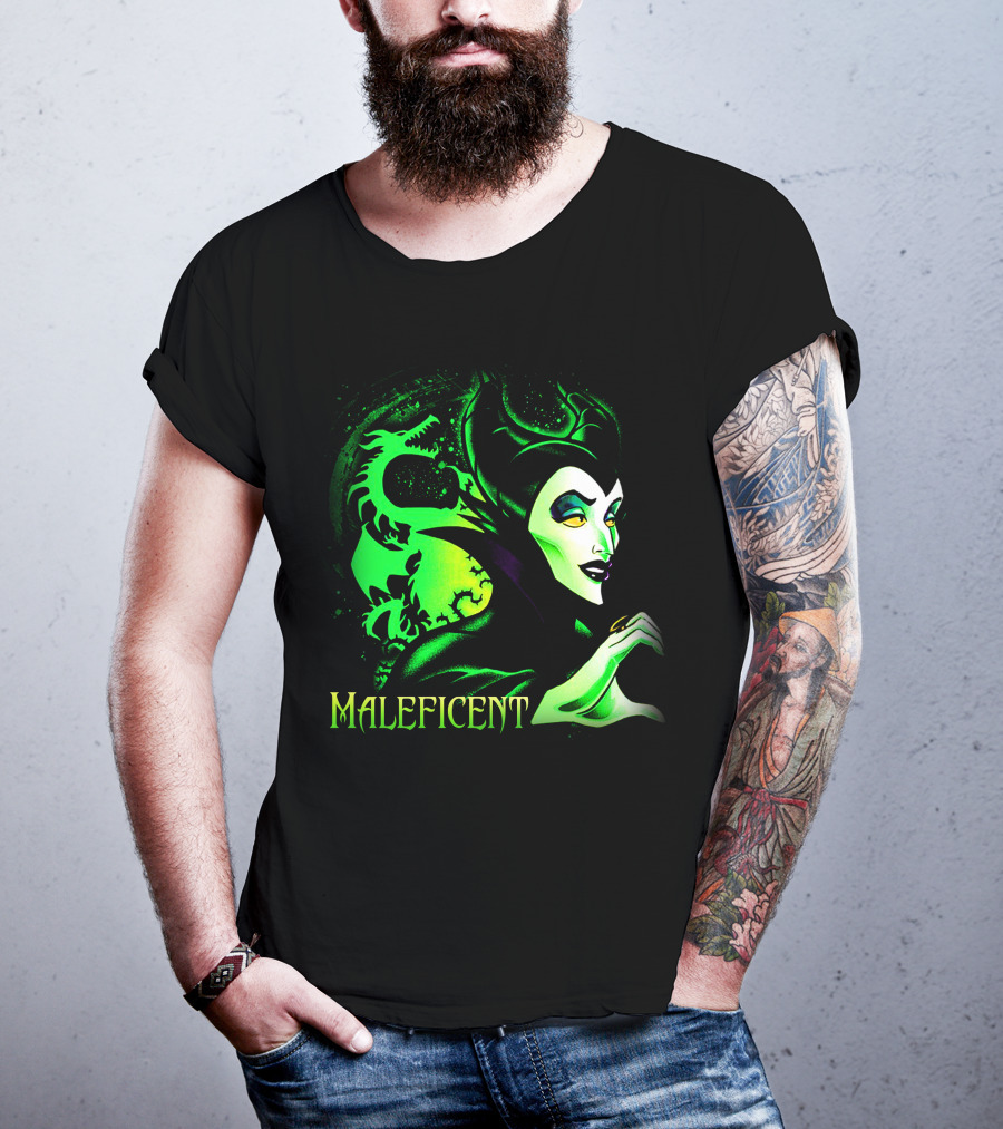 Maleficent 4 Green Dragon Iconic Character T-Shirt