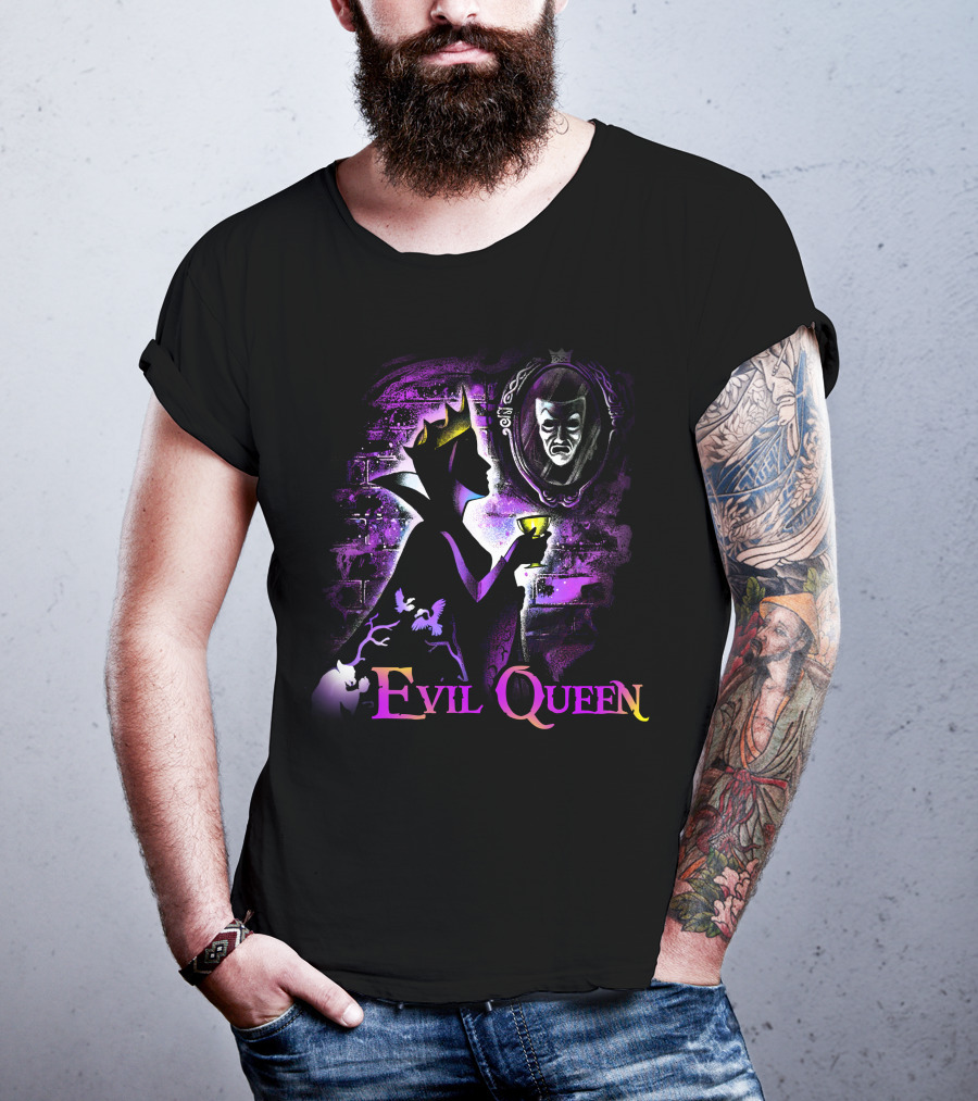 Evil Queen With Magic Mirror And Potion T-Shirt