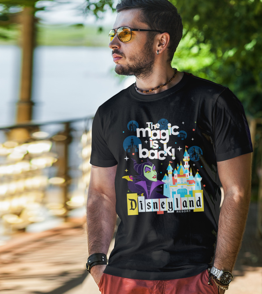 The Magic Is Back Maleficent Disneyland Resort T-Shirt