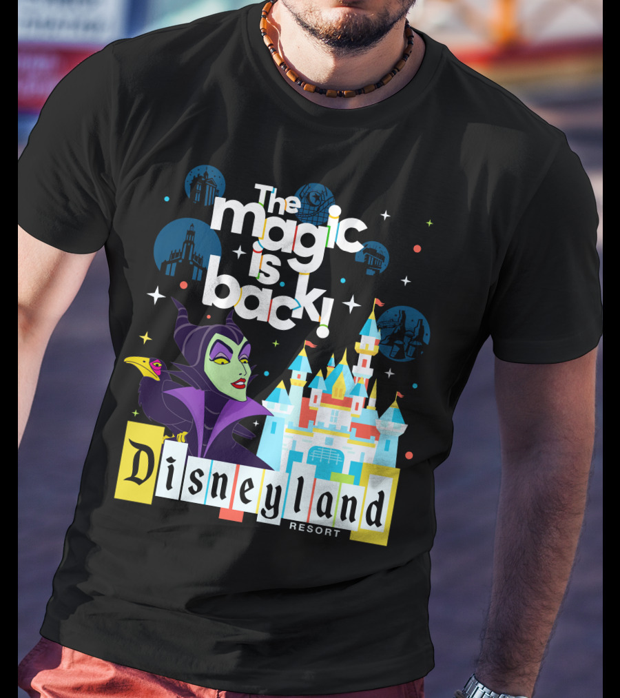 The Magic Is Back Maleficent Disneyland Resort T-Shirt