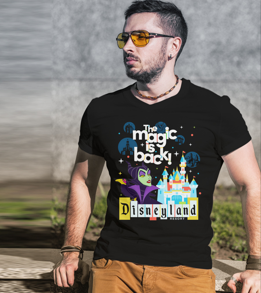The Magic Is Back Maleficent Disneyland Resort T-Shirt