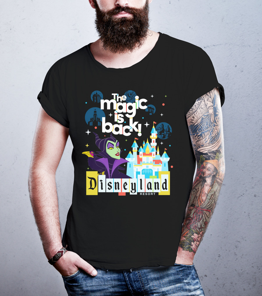 The Magic Is Back Maleficent Disneyland Resort T-Shirt