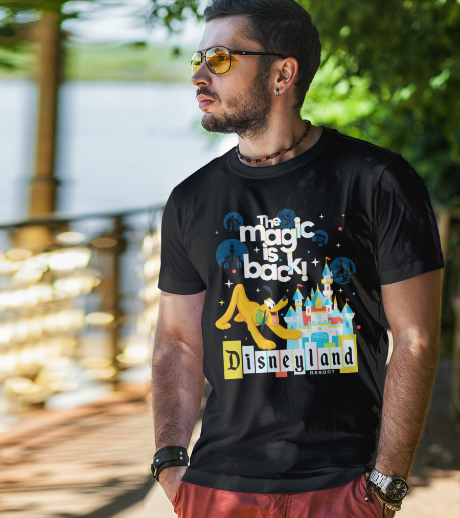 The Magic Is Back Disneyland Resort Pluto T-Shirt