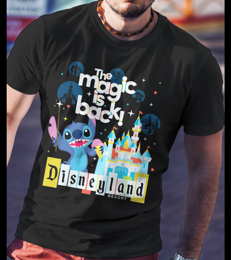 The Magic Is Back Stitch Disneyland Resort T-Shirt