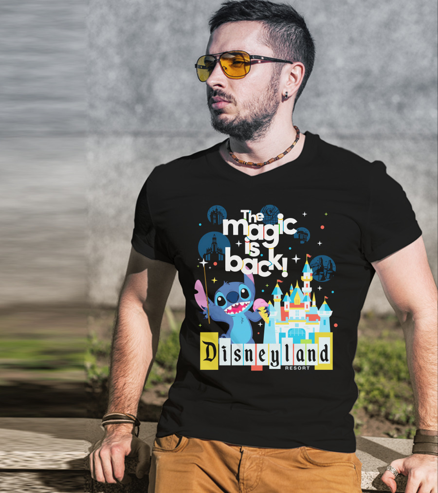 The Magic Is Back Stitch Disneyland Resort T-Shirt