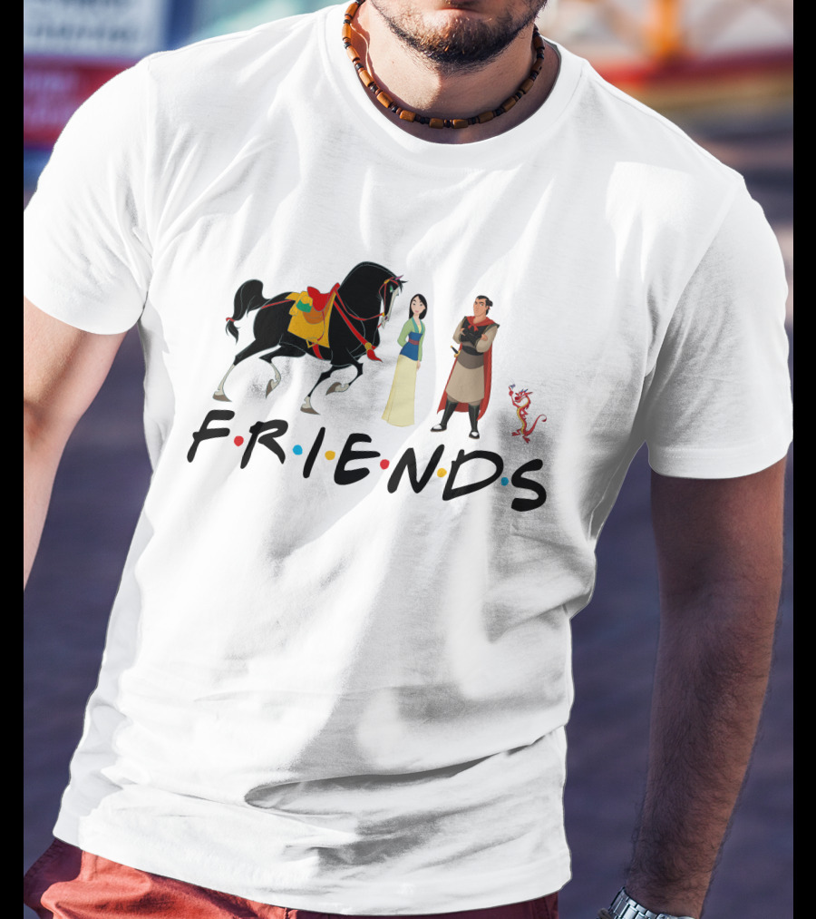 Mulan Characters Friends Style T-Shirt
