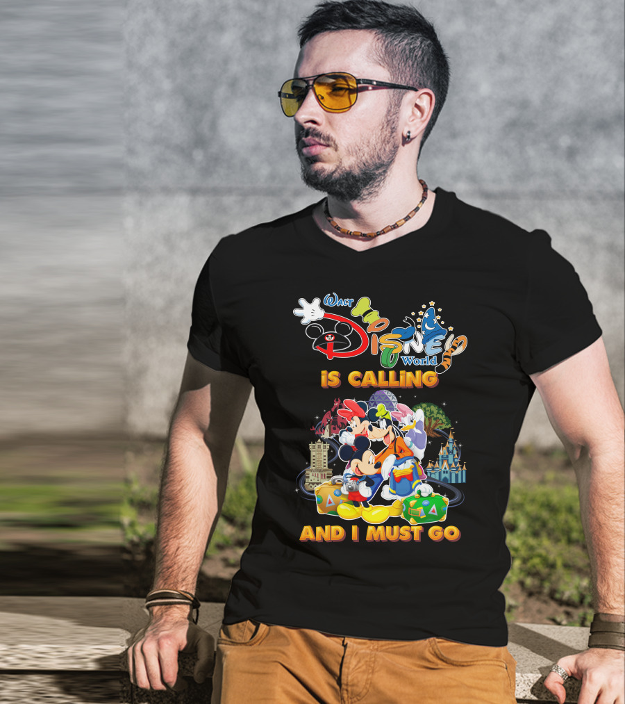Walt Disney World Is Calling And I Must Go Mickey & Friends T-Shirt