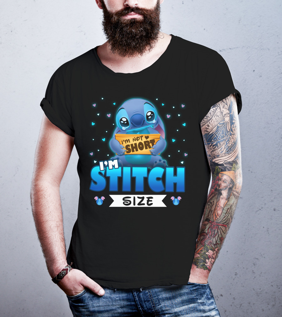 I'm Stitch I'm Not Short Size T-Shirt