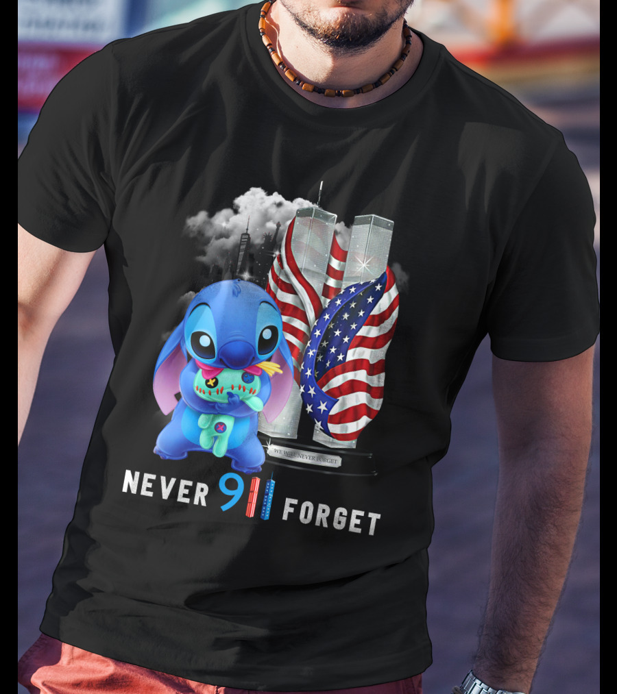 Never 911 Forget Stitch-D T-Shirt