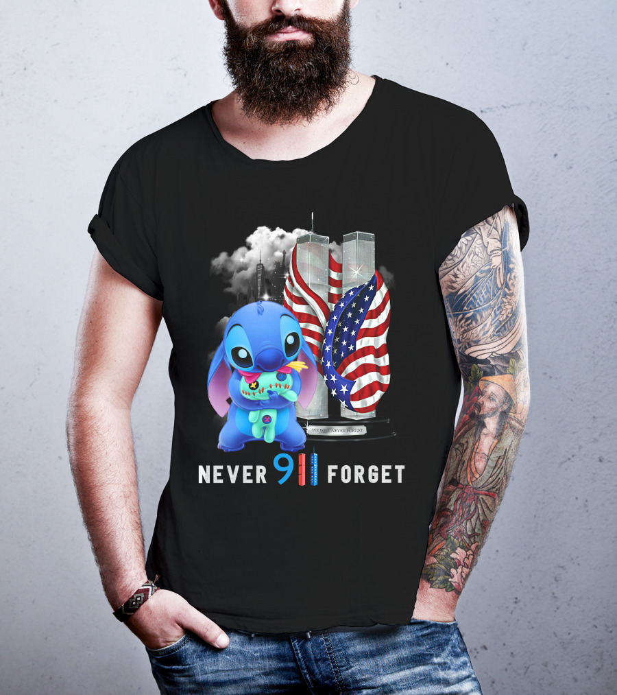 Never 911 Forget Stitch-D T-Shirt