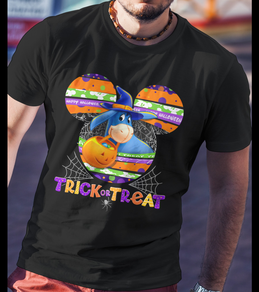 Eeyore Trick Or Treat Happy Halloween T-Shirt
