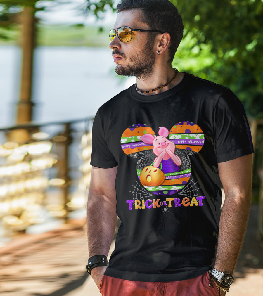 Happy Halloween Piglet Trick Or Treat T-Shirt