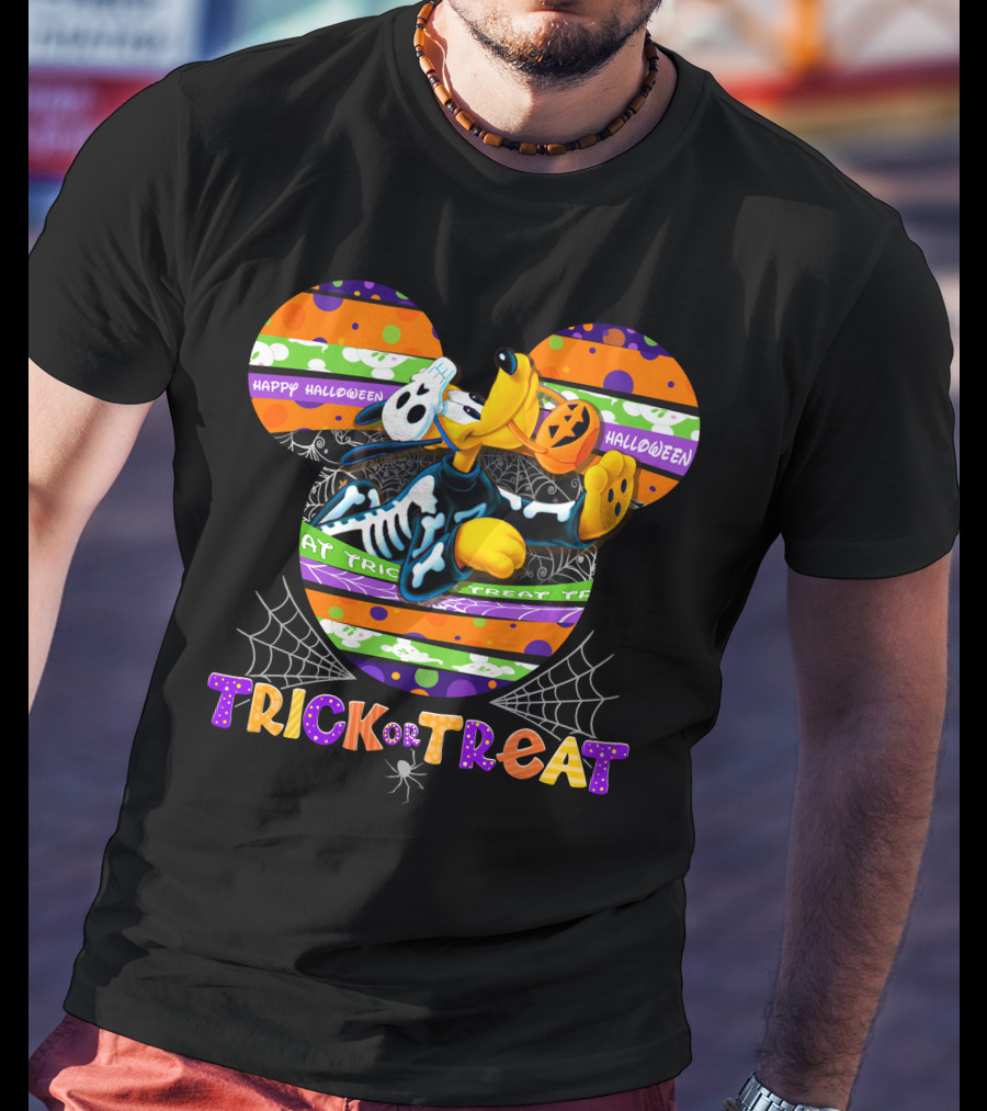 Happy Halloween Pluto Trick Or Treat T-Shirt