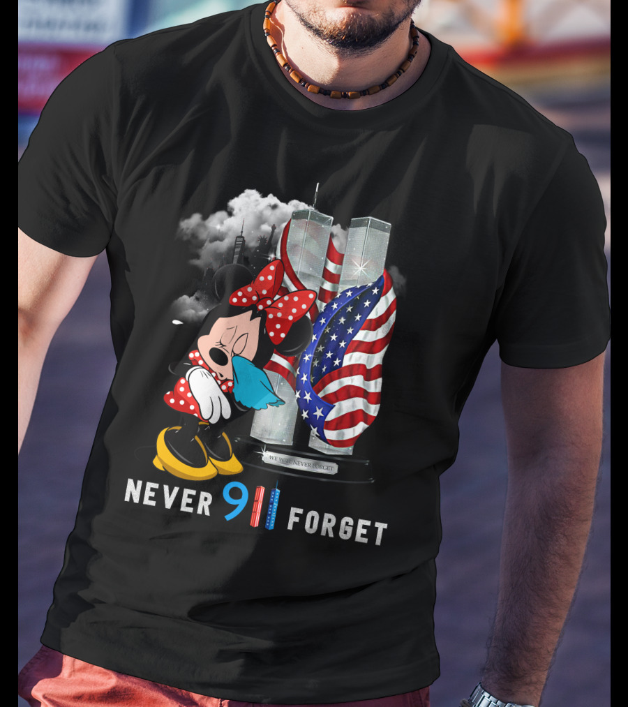 Never Forget Minnie 911 Tribute T-Shirt
