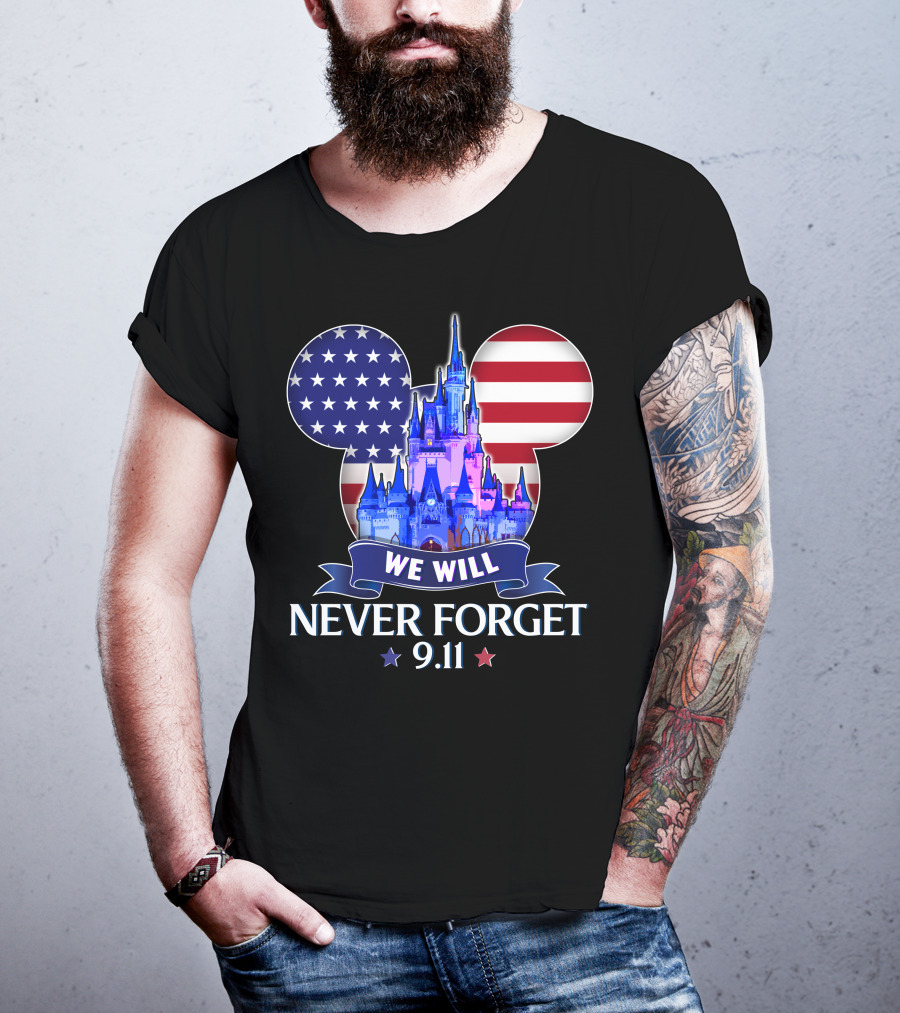 Castle We Will Never Forget 9.11 T-Shirt