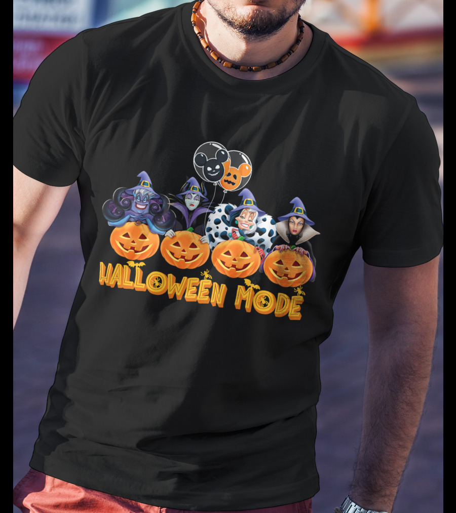 Halloween Mode Villains Pumpkins T-Shirt