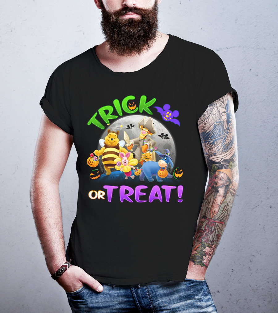 Trick Or Treat Winnie The Pooh Halloween Adventure T-Shirt