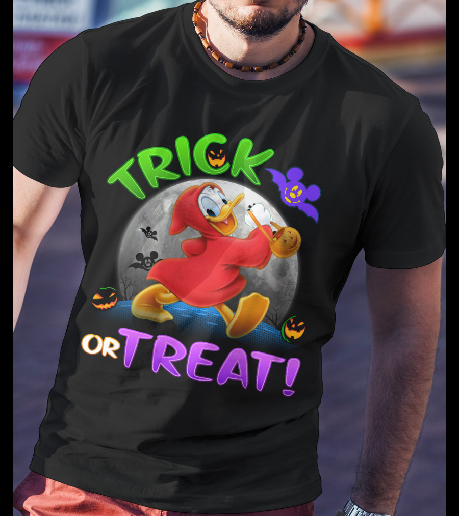 Trick Or Treat Donald Duck Halloween Disney T-Shirt