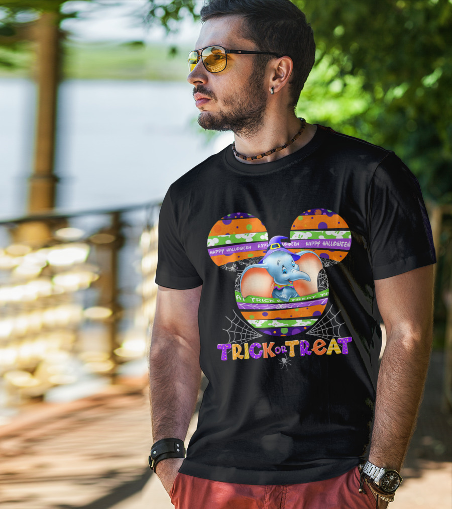 Dumbo Trick Or Treat Happy Halloween T-Shirt