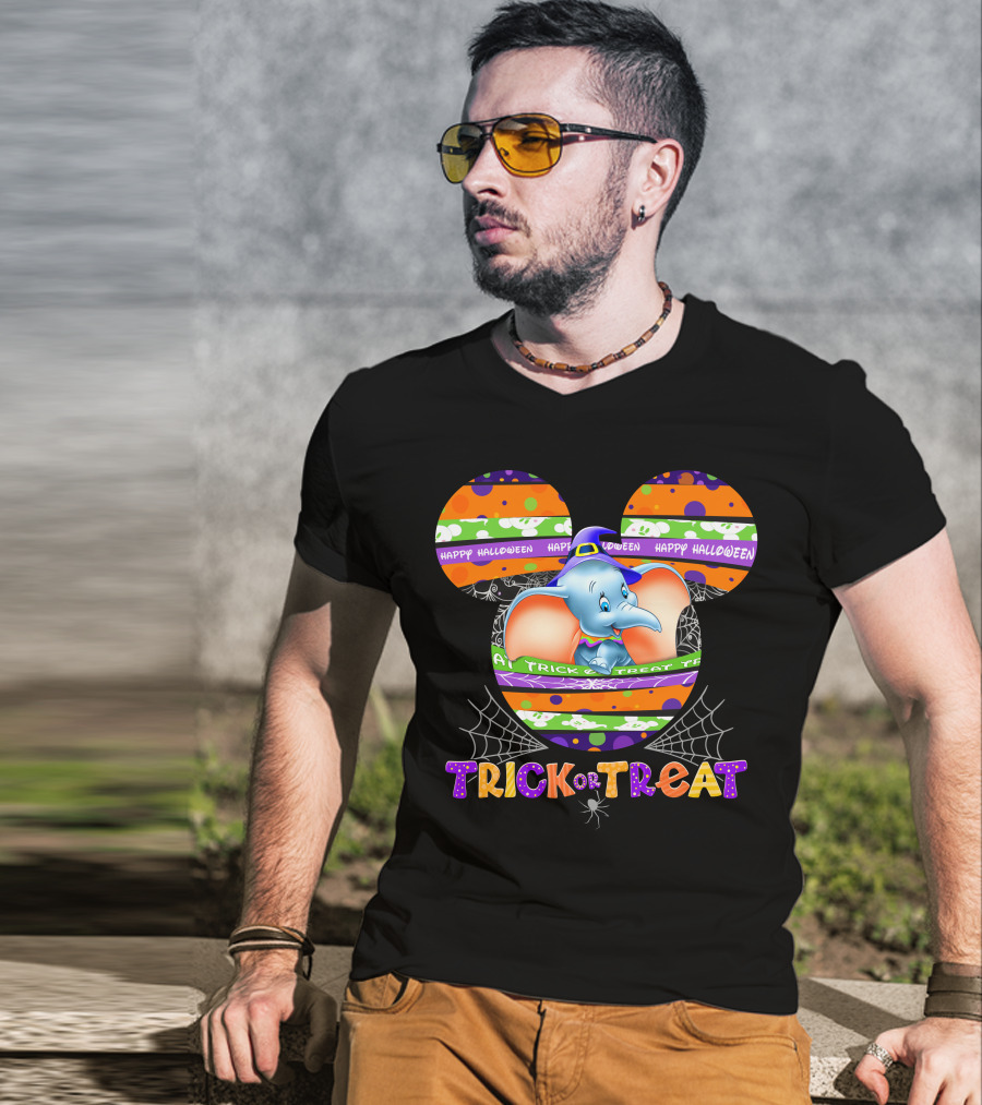Dumbo Trick Or Treat Happy Halloween T-Shirt