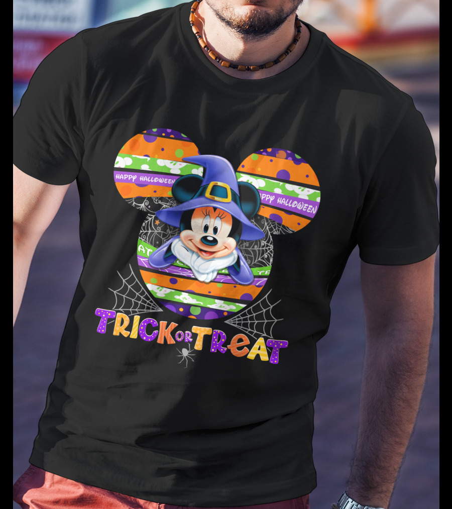 Minnie Happy Halloween Trick Or Treat T-Shirt