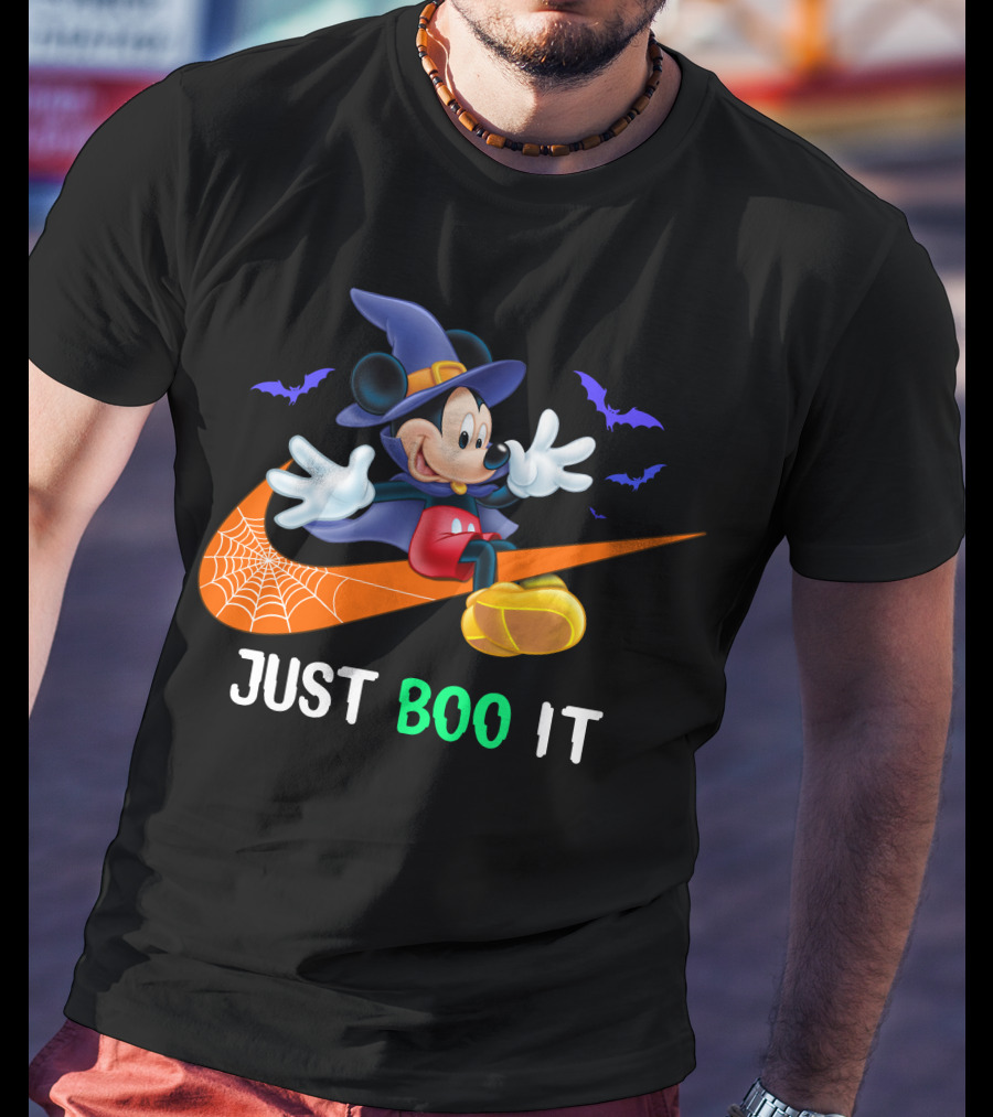 JUST BOO IT Mickey Witch Halloween T-Shirt