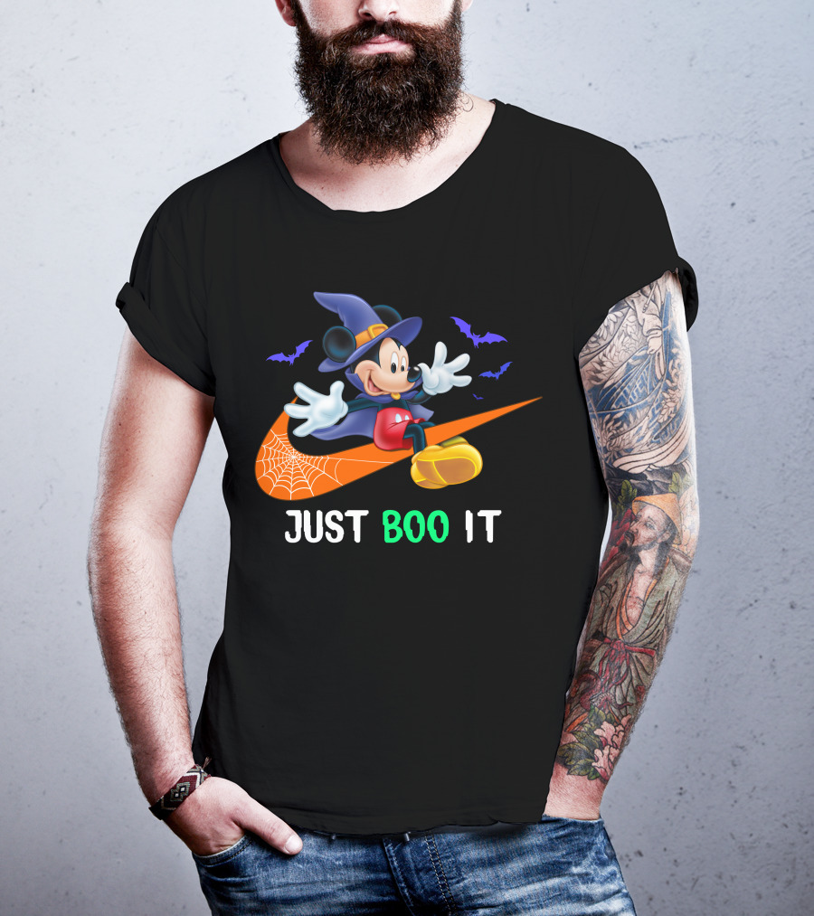 JUST BOO IT Mickey Witch Halloween T-Shirt