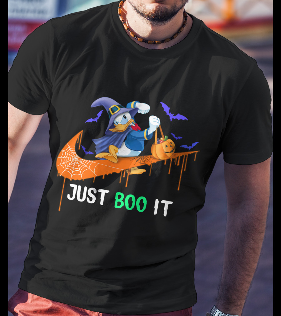 Just Boo It Donald Halloween Nike Theme T-Shirt