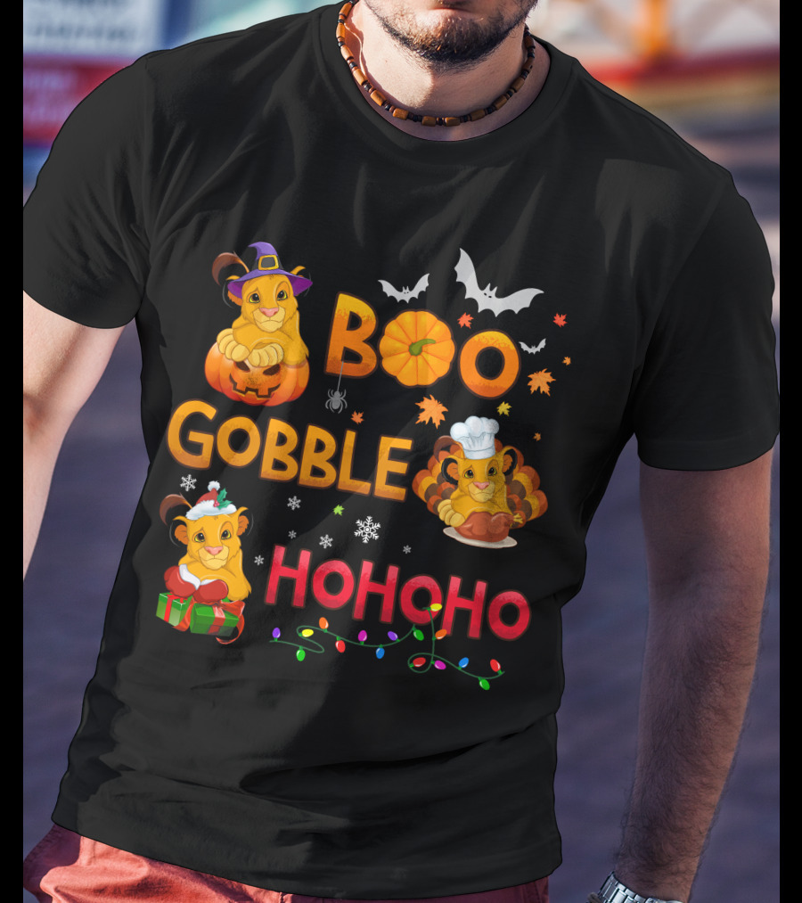 Boo Gobble Hohoho Simba T-Shirt
