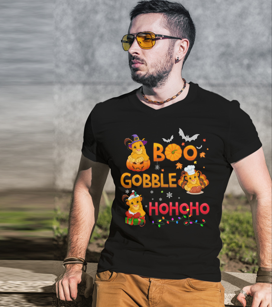 Boo Gobble Hohoho Simba T-Shirt