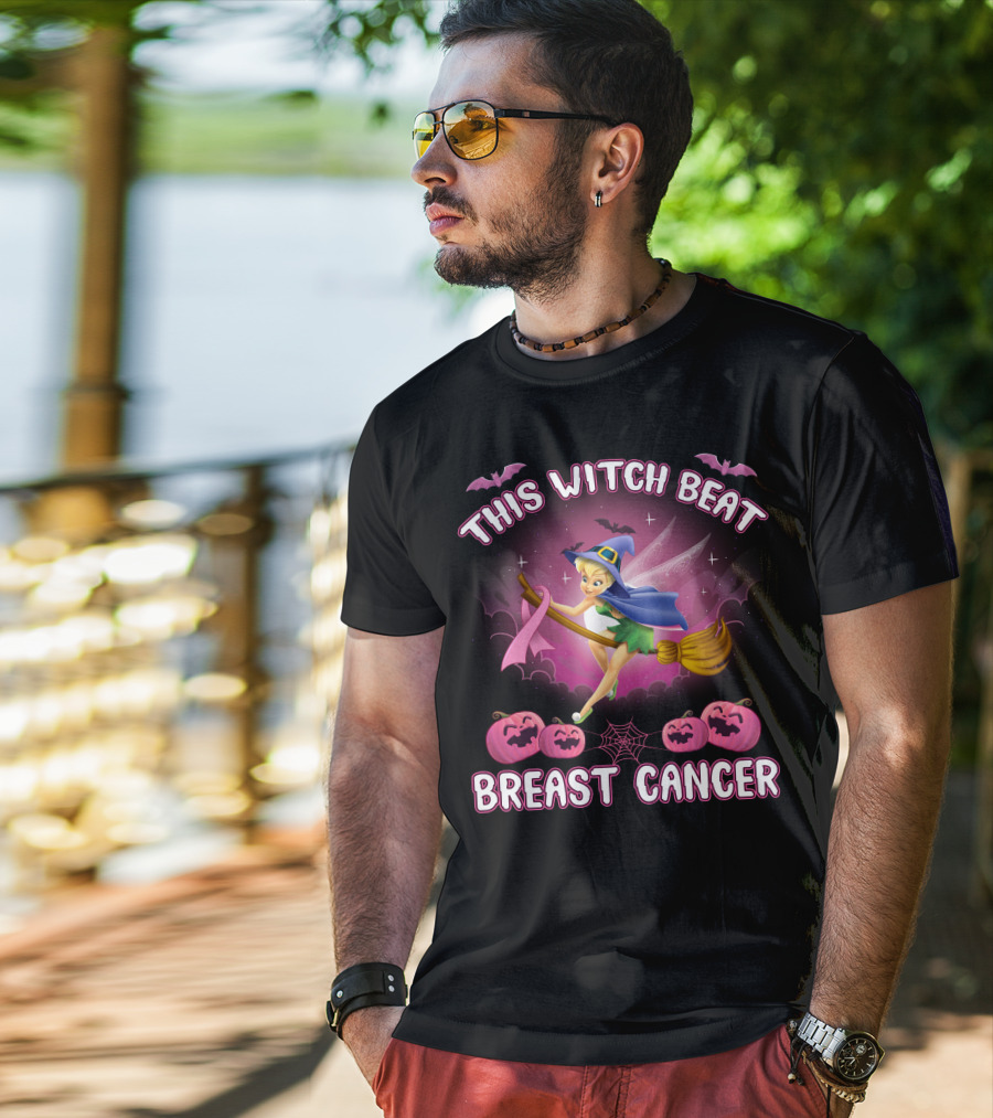 This Witch Beat Breast Cancer Tinker Bell T-Shirt