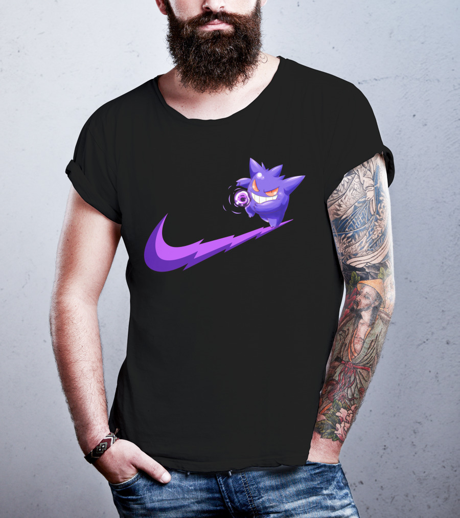 Gengar Ghost Type Nike Crossover T-Shirt