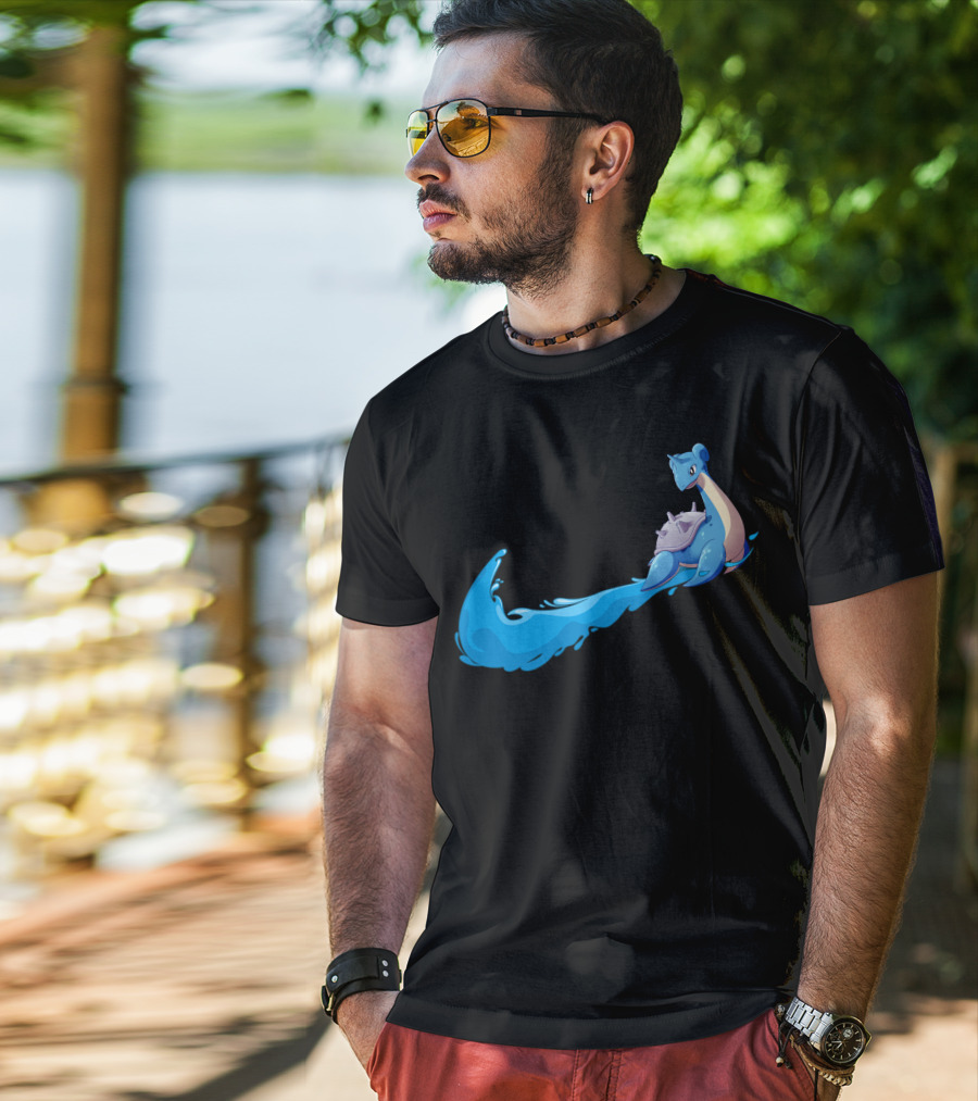 Lapras Water-Type Pokémon Splash T-Shirt