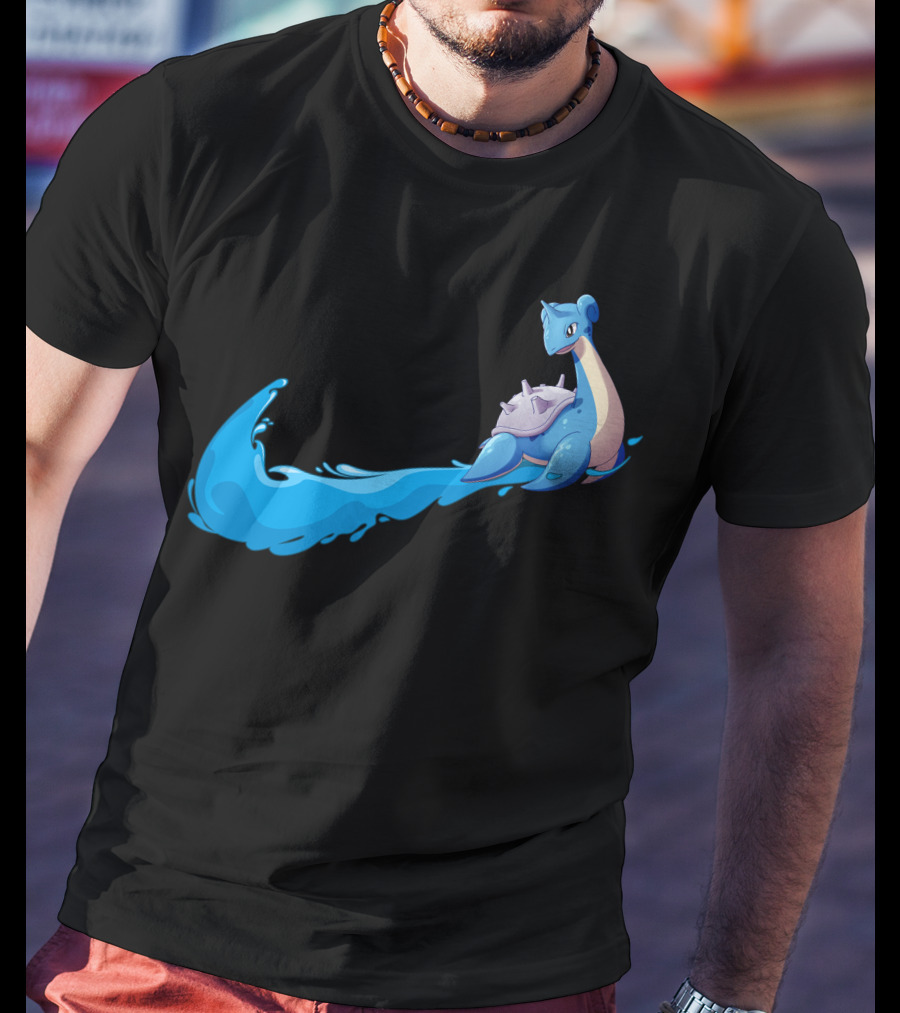 Lapras Water-Type Pokémon Splash T-Shirt