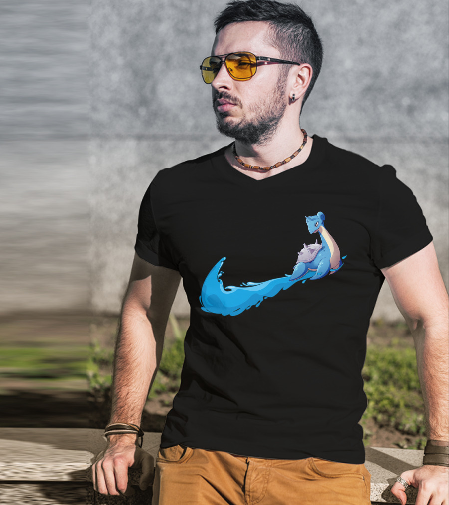 Lapras Water-Type Pokémon Splash T-Shirt