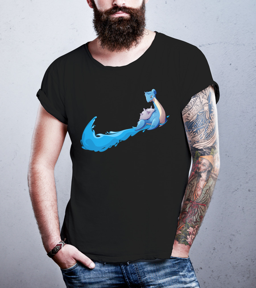 Lapras Water-Type Pokémon Splash T-Shirt