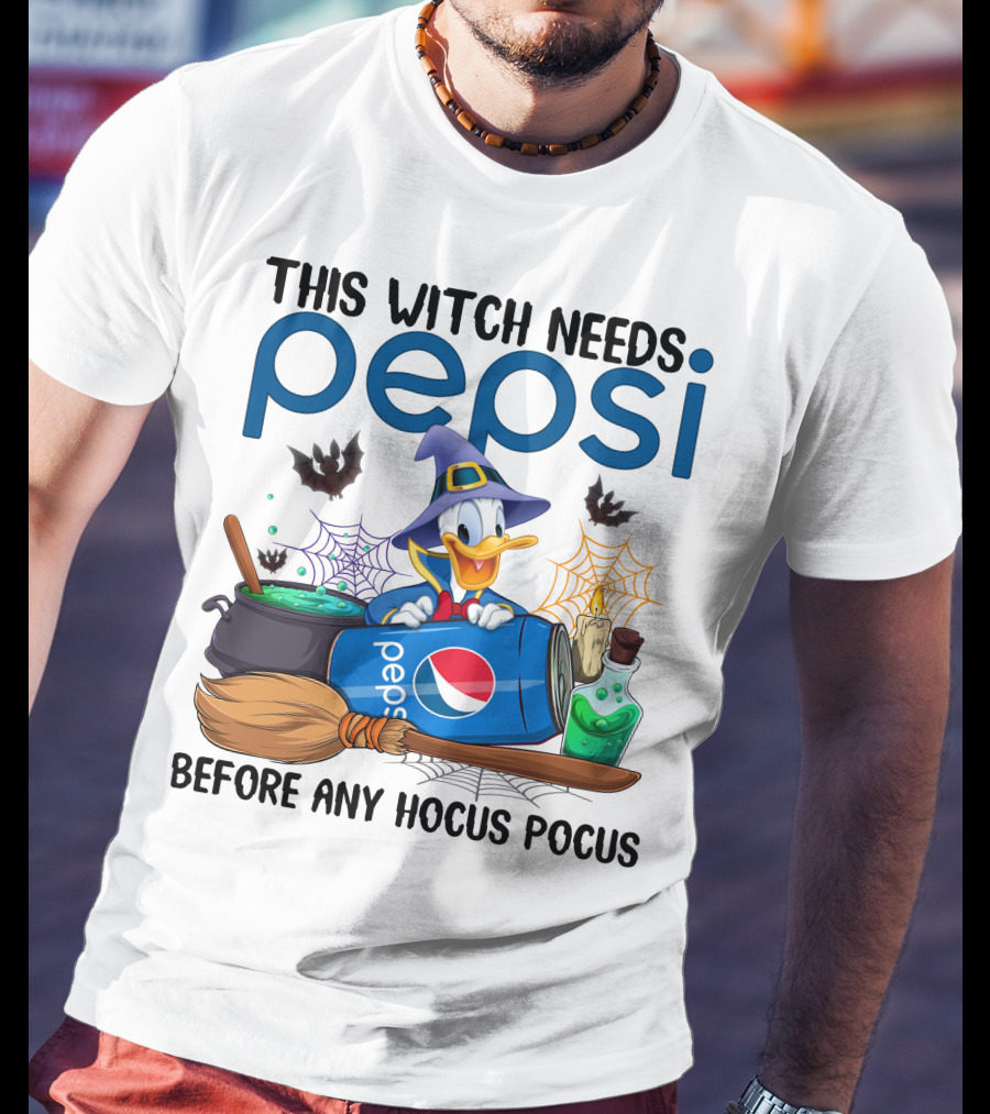 This Witch Needs Pepsi Donald Before Any Hocus Pocus T-Shirt