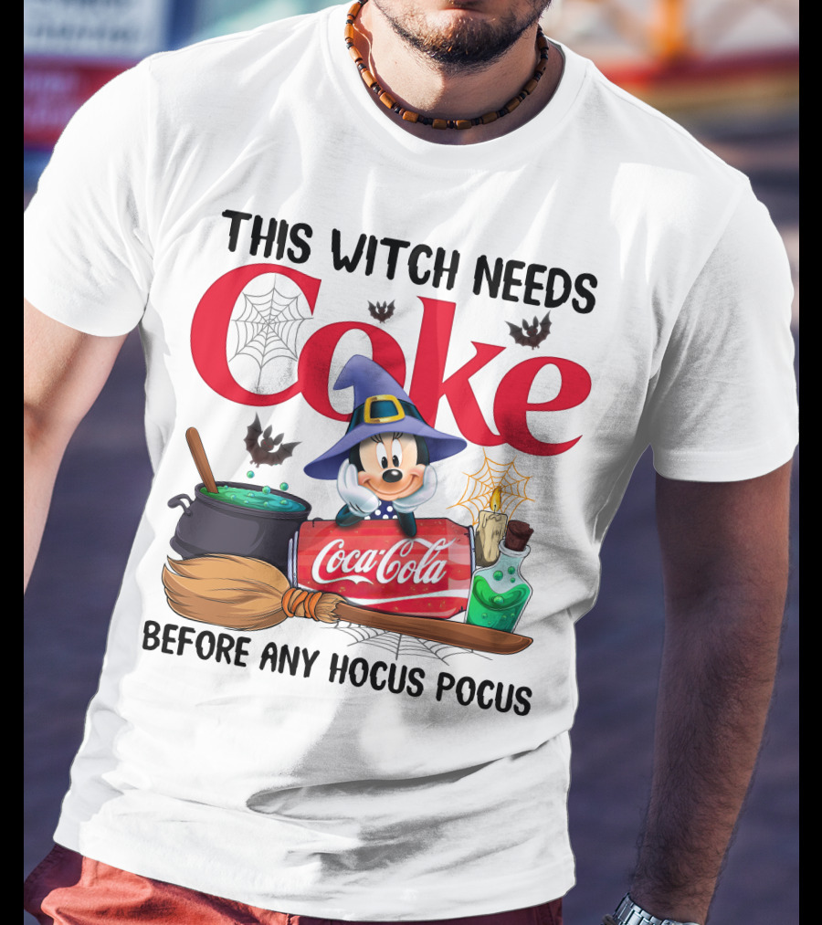 This Witch Needs Coke Coca-Cola Before Any Hocus Pocus T-Shirt