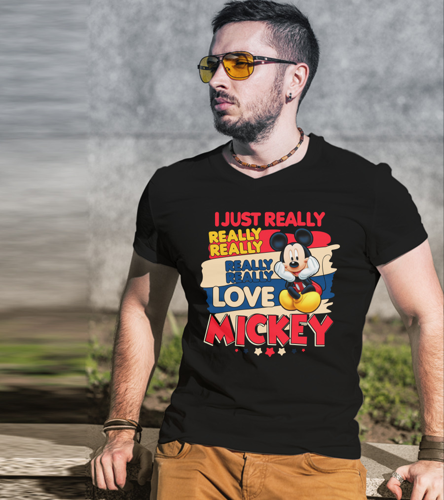 I Just Really Really Love Mickey T-Shirt