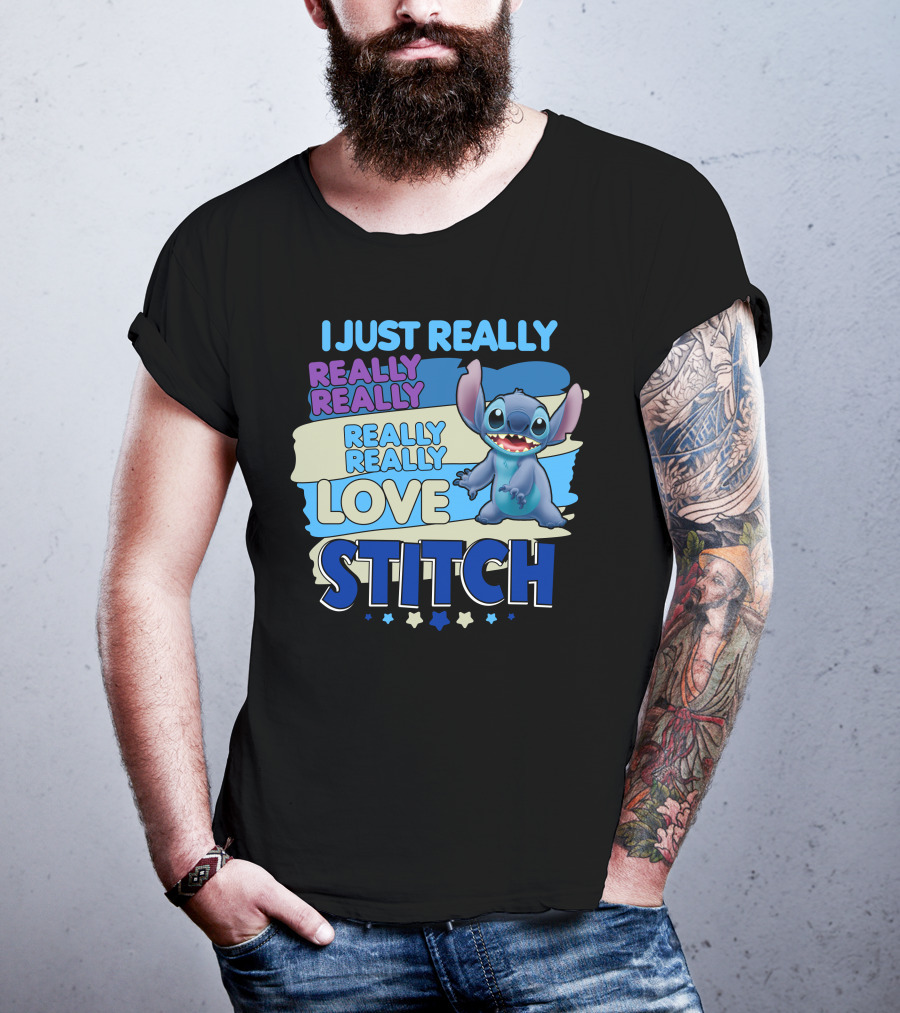 I Just Really Really Really Really Love Stitch T-Shirt